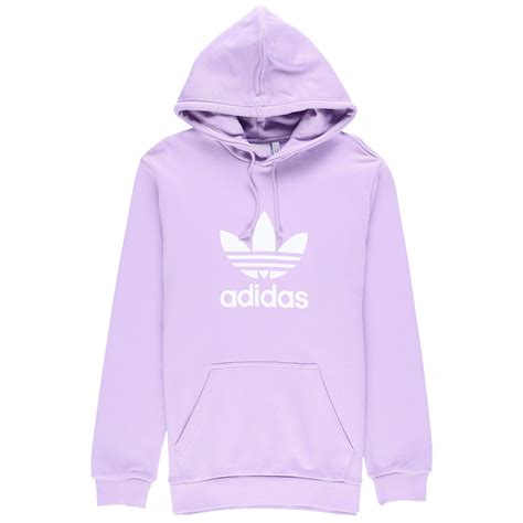 adidas sweater herren lila|adidas Originals TREFOIL HOODY .